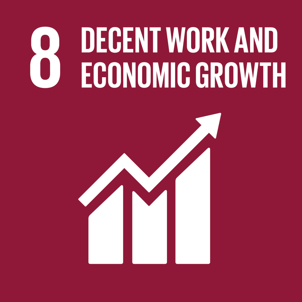 'decent work and economic growth' icon image